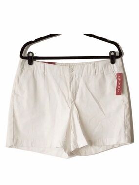NWT Merona Chino Shorts size 12 White 5" Inseam